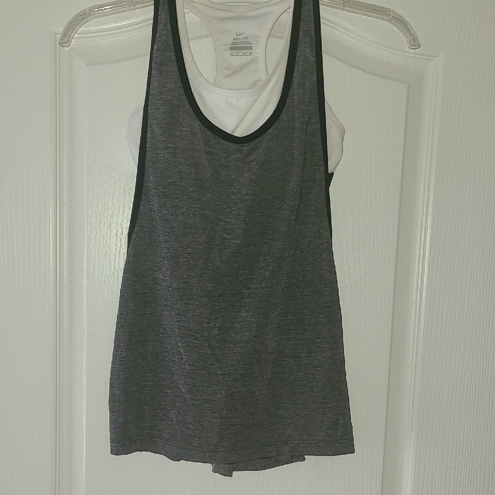 Nike Dri-Fit Racerback Tank Top with Built-in Bra - Size XS